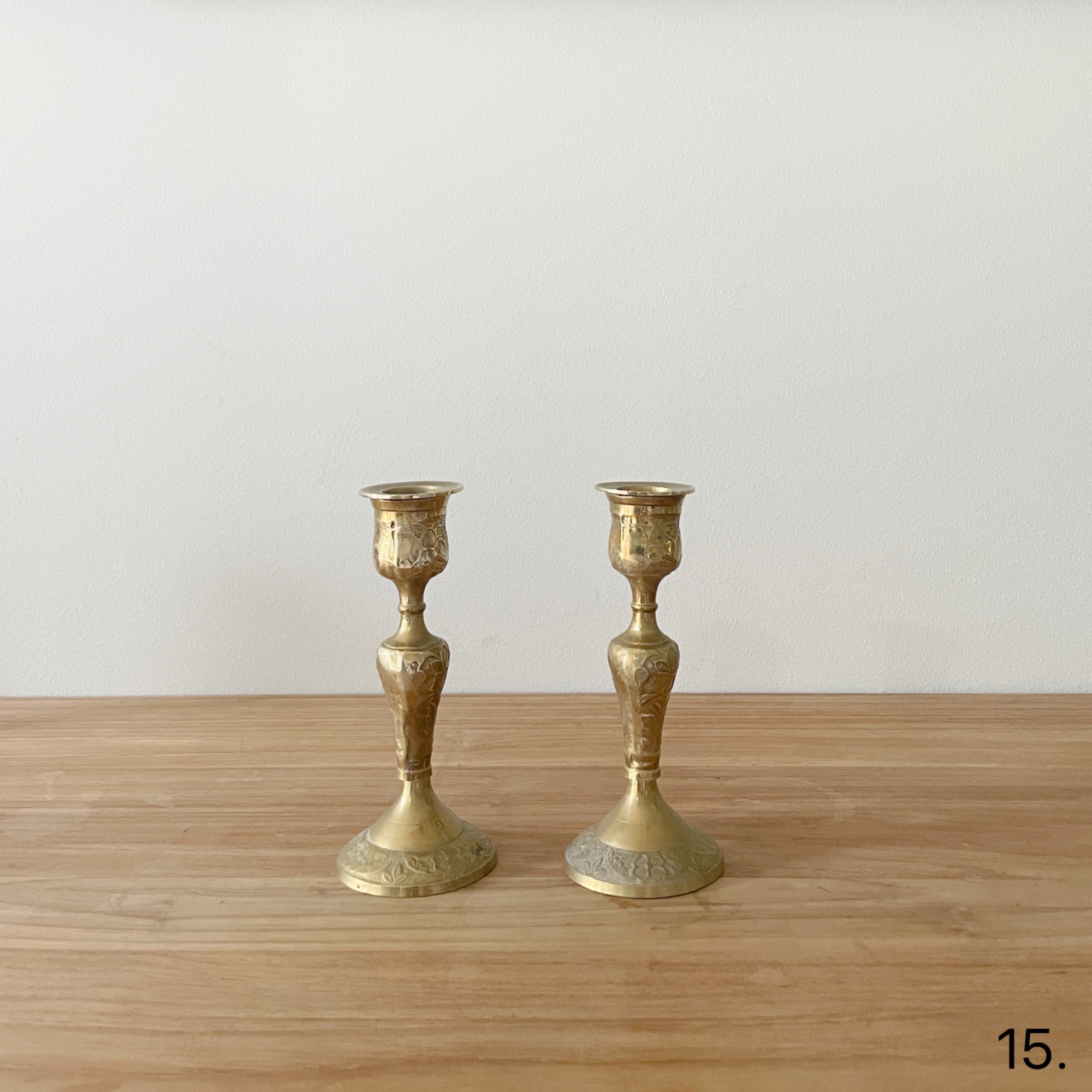 Antique Brass Candlesticks (Assorted)